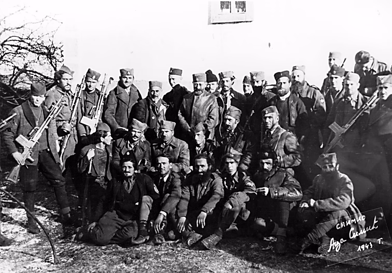 Historical photograph of the Serbian Chetnik Movement